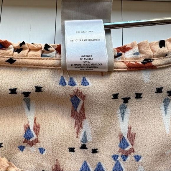 DOLAN Left Coast Collection XS Anthropologie Dress Geometric Print Belted Boho - Picture 13 of 16